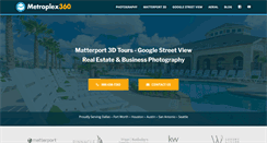 Desktop Screenshot of metroplex360.com