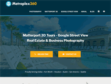 Tablet Screenshot of metroplex360.com